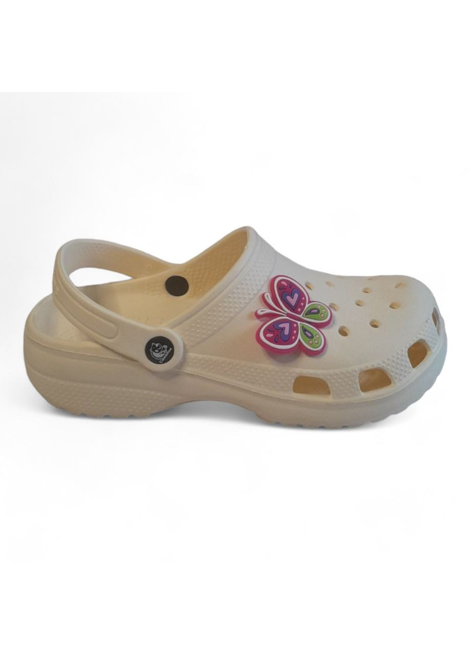 Крокси дитячі розмір (19,5см.) бежевого кольору Luck Line (319152489)