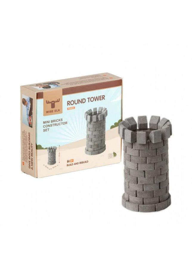 Керамический конструктор из мини-кирпичиков Круглая башня (70705) Wise Elk (364112269)