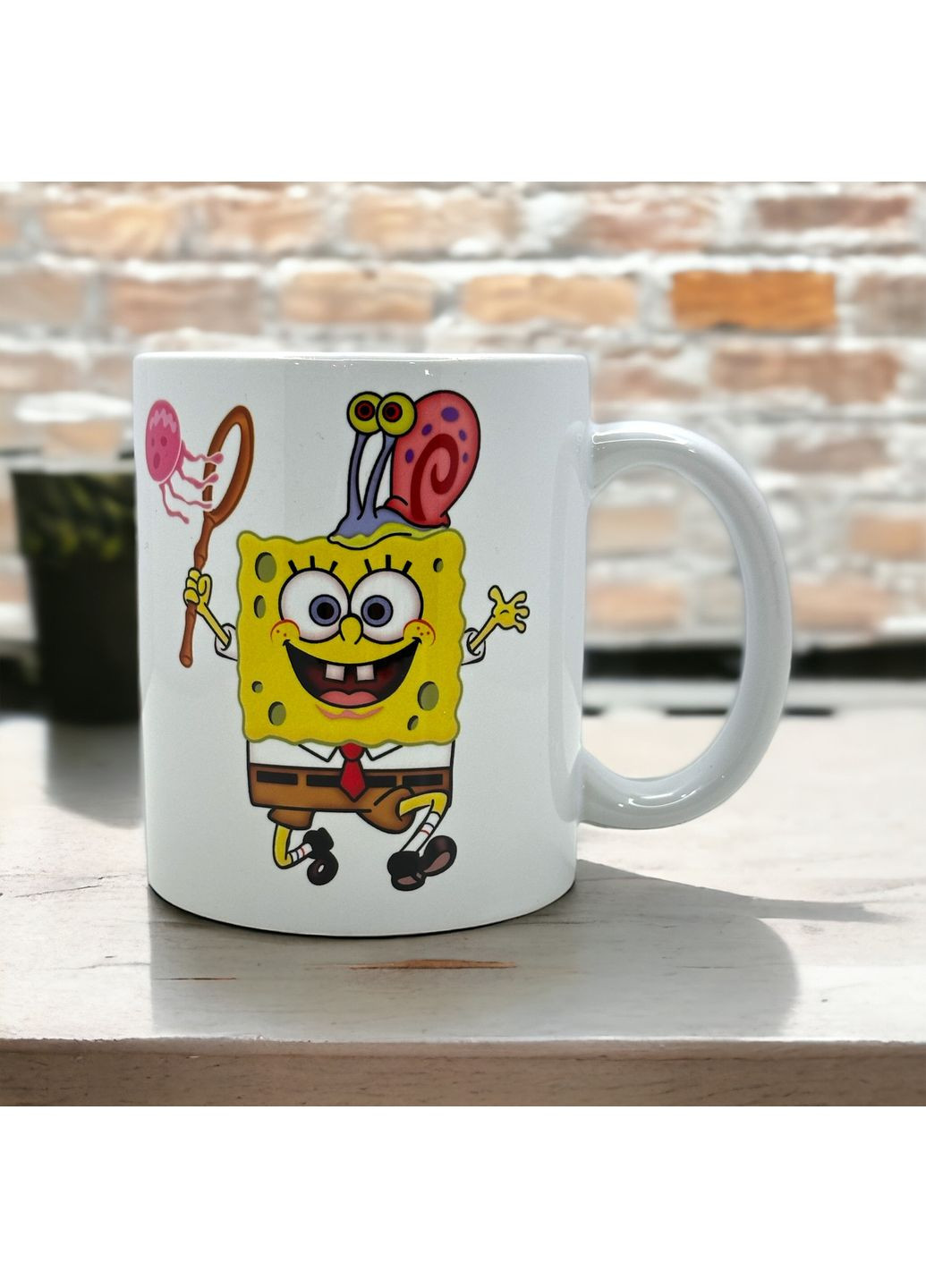 Чашка с принтом Губка Боб No Brand (366970107)