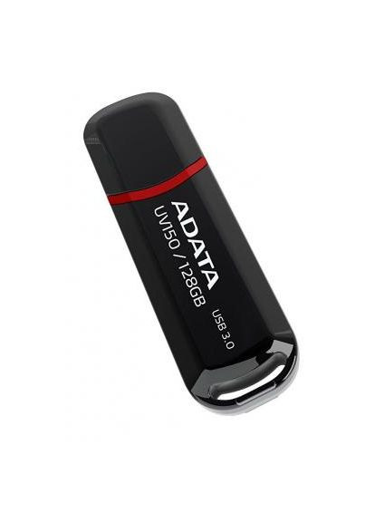 USB флеш накопичувач 128GB UV150 Black USB 3.0 (AUV150-128G-RBK) ADATA (305319487)