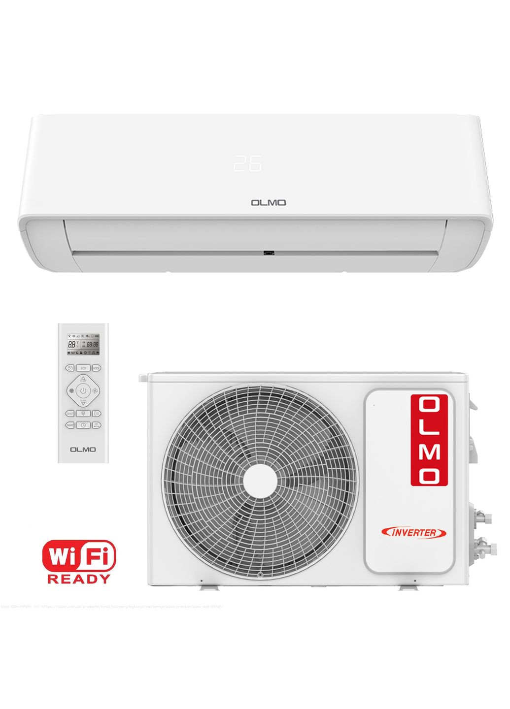 Кондиционер OSH-24FWH (серия Premion, тепл. насос-25) Olmo (360573177)