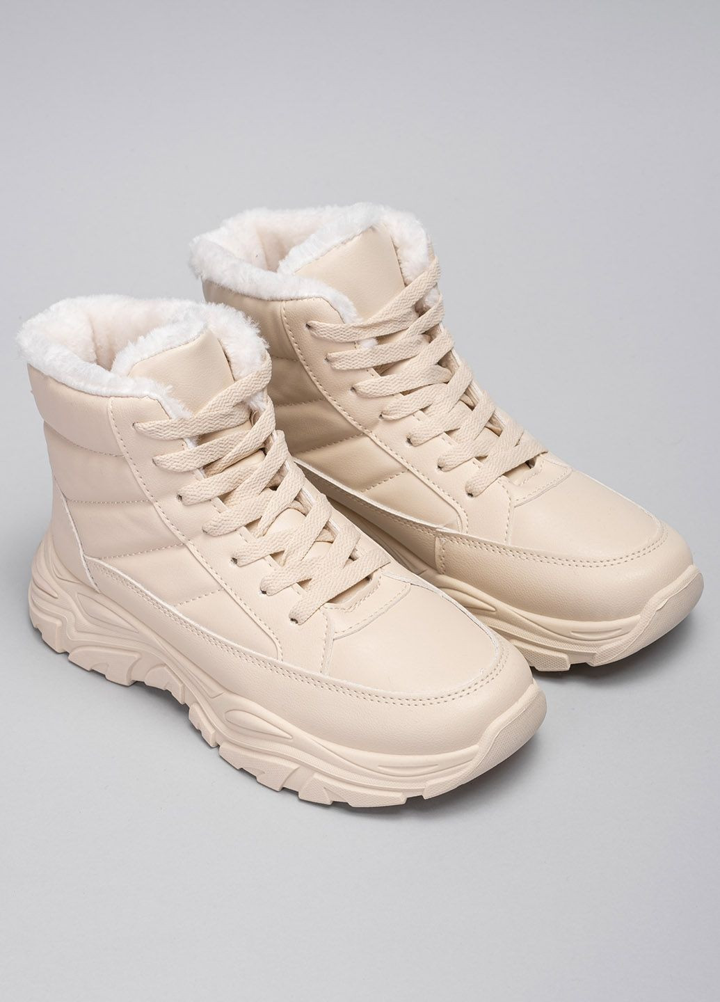 Бежеві зимовий черевики жіночі 342166 Power