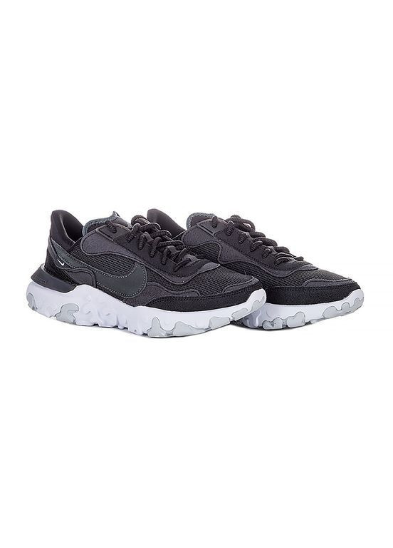 Кроссовки REACT R3VISION DQ5188-001 Nike чёрные демисезоны (368556742)