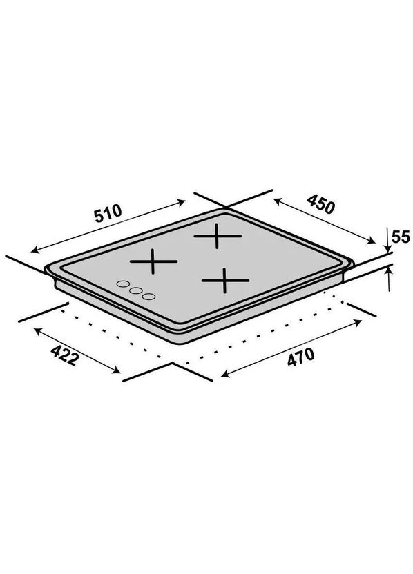 Варочная поверхность HG430 L7G CS (BK) Ventolux (400769201)