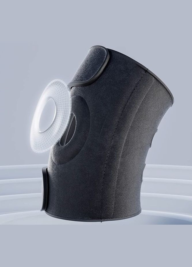 Бандаж для коліна універсальний широкий чорний Umay (317955989)