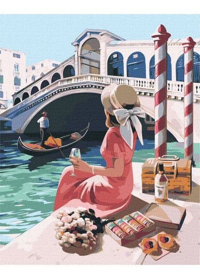 Картина за номерами - Чарівна Венеція ©Kira Corporal 40х50 см IDEYKA (362102818)