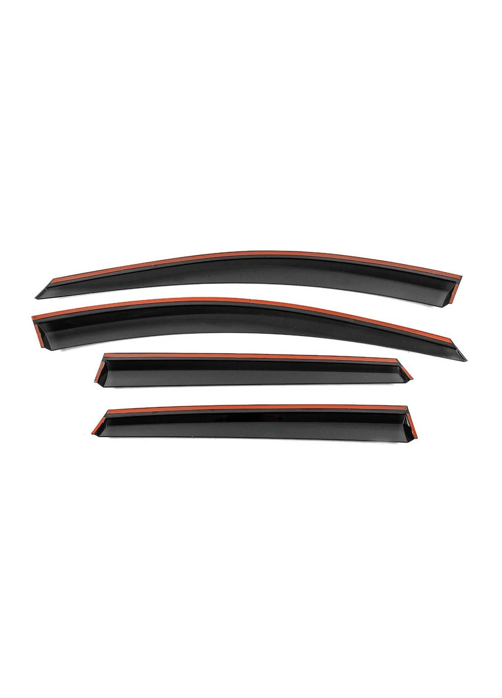 Вітровики з хромованим молдингом (4 шт, ) для Chevrolet Captiva 2006-2019 рр Niken (391746646)