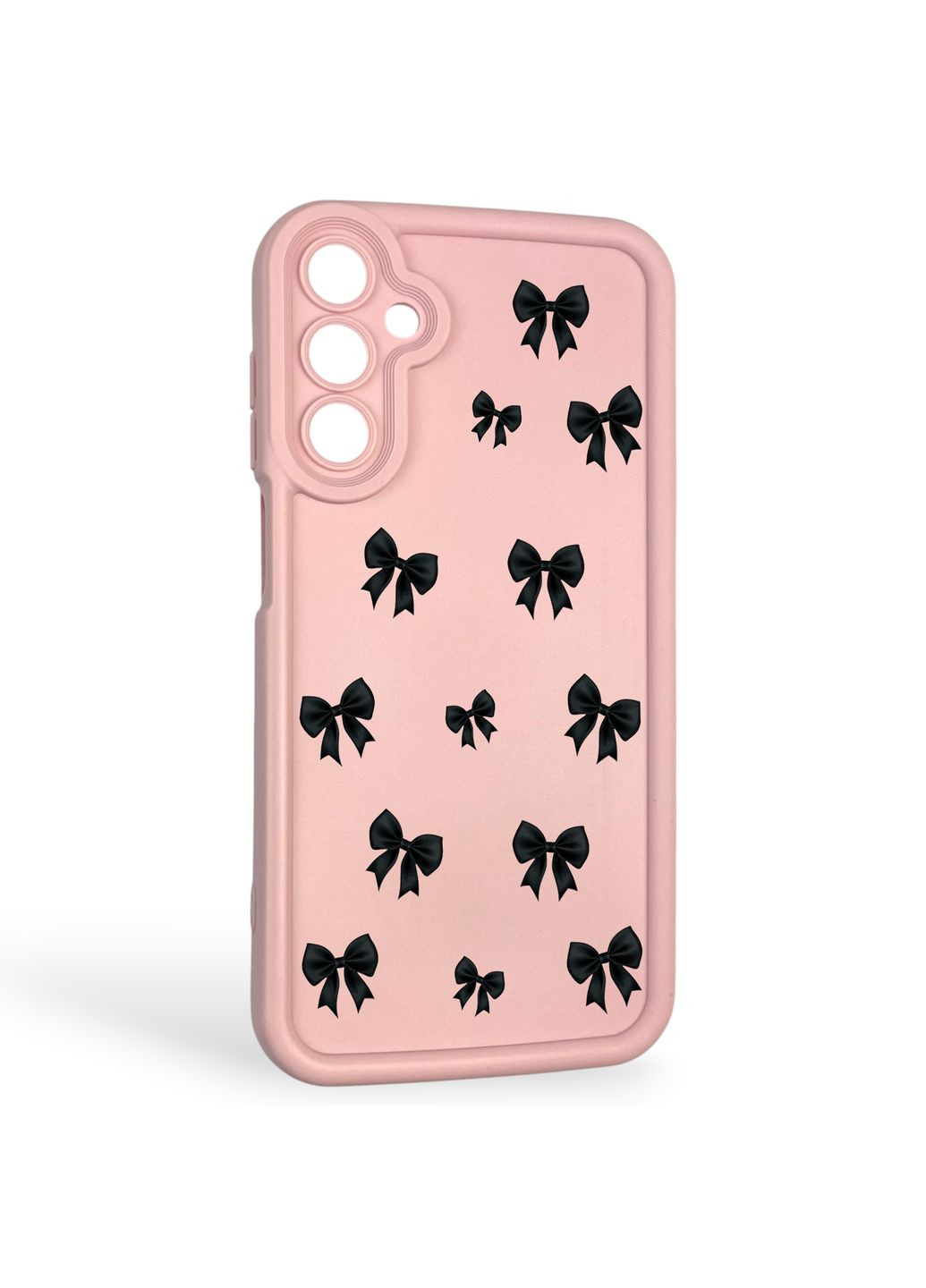 Чохол силіконовий Soft Touch з 3D принтом для Galaxy A15 (SM-A155M) пудровий (Повний захист камери) Samsung (371652958)