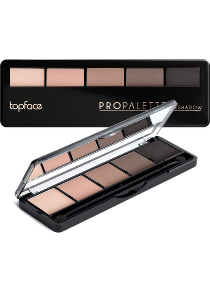 Палетка тіней для повік Pro Palette Eyeshadow, 006 - матово-перламутрові, 8 г TopFace (318445027)