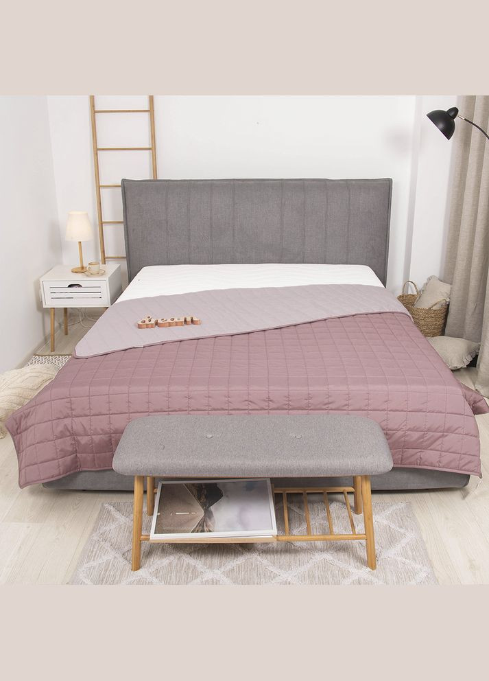 Покривало стьобане двустороннє Дует Рожевий кварц Viluta duet_rkvarc_210x140 (302224806)