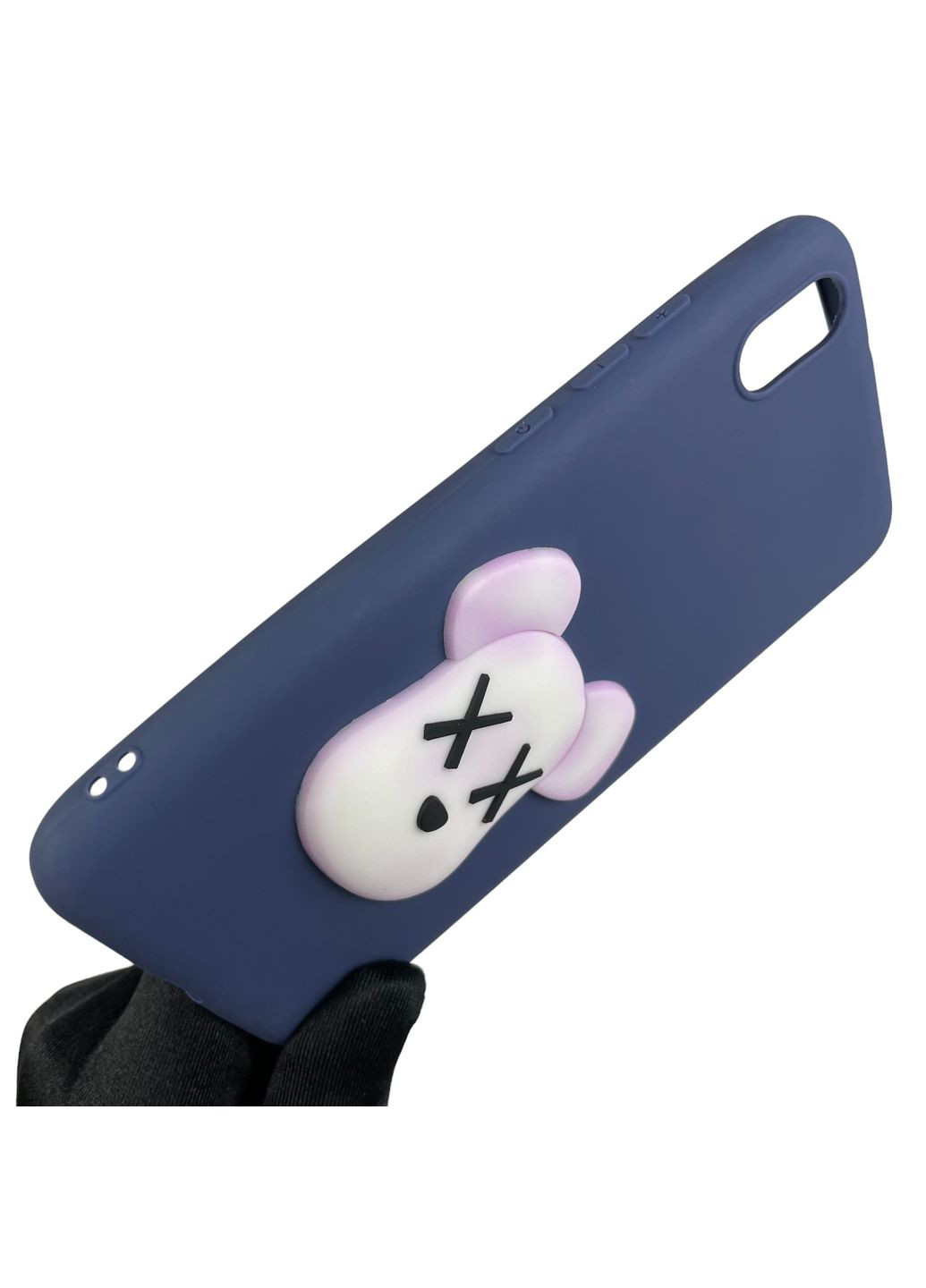 Чехол для Redmi 7A детский с мишкой на сяоми редми 7а тёмно-синий Xiaomi (366021439)