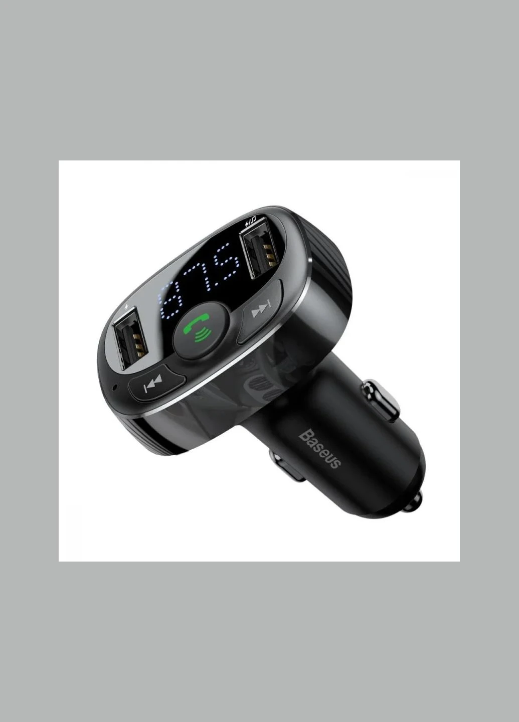 FM-трансмиттер FM Launcher S-09 Standart Edition 2.4A 2USB (CCMT000001) Baseus (294978911)