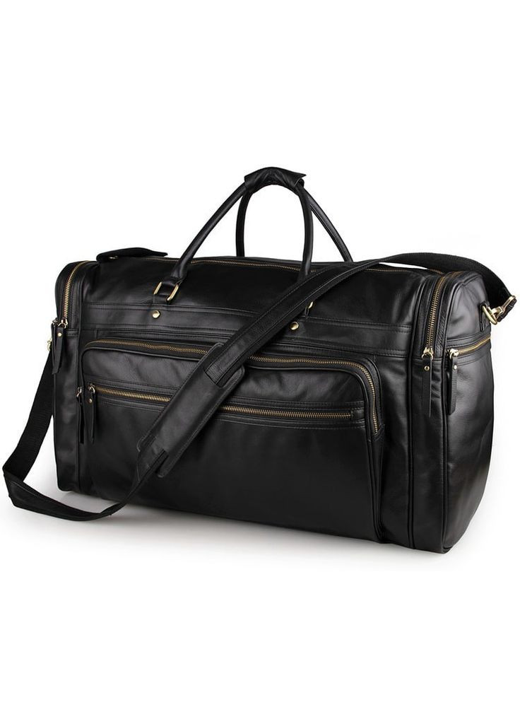 Ексклюзивна дорожня сумка для чоловіків із натуральної шкіри JD7317-1A John McDee (298683819)