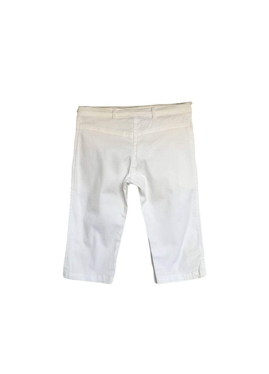 Белые кэжуал летние брюки Mandarino