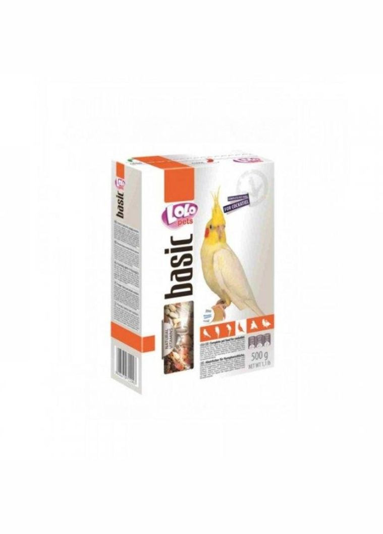 Полнорационный корм для нимф и средних попугаев Lolo Pets 500 г (5904479722003) LoloPets (316135335)