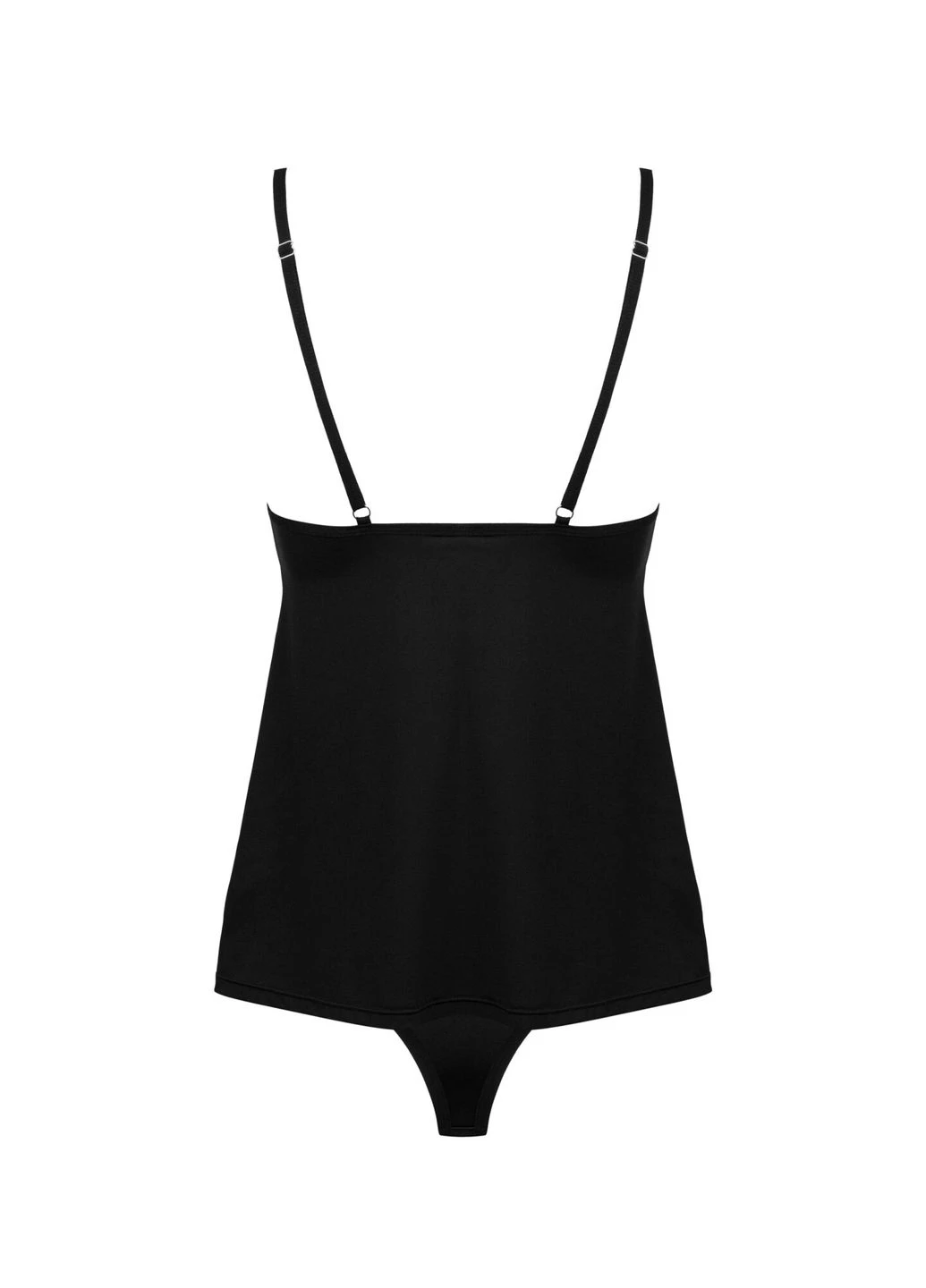 Топ та трусики Bella Rou top & panties чорні XL/2XL Obsessive (296623246)