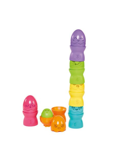 Развивающая игрушка Toomies Пирамидка из яиц-пищалок (124639) Tomy (370257833)