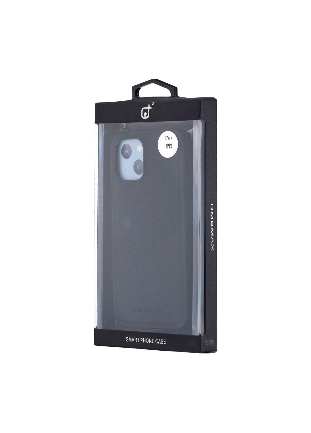 Чехол Jinduka Leather with MagSafe Black Case iPhone 12 (297454285)