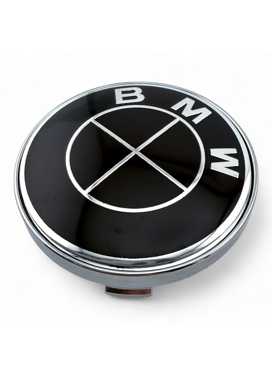 Ковпачки в диски БМВ заглушки для дисків 60/56 мм Чорним логотипом (4 шт.) BMW (354698481)