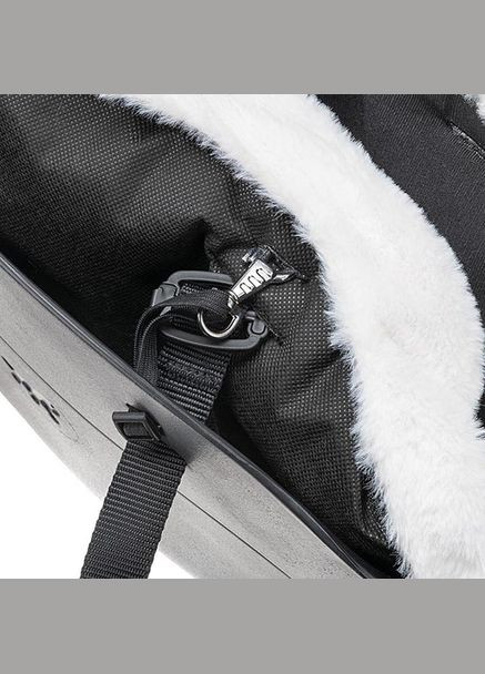 Сумка с чехлом WITH-ME BAG WINTER BLACK, полимер+хлопок+искусственный мех Ferplast (335587870)
