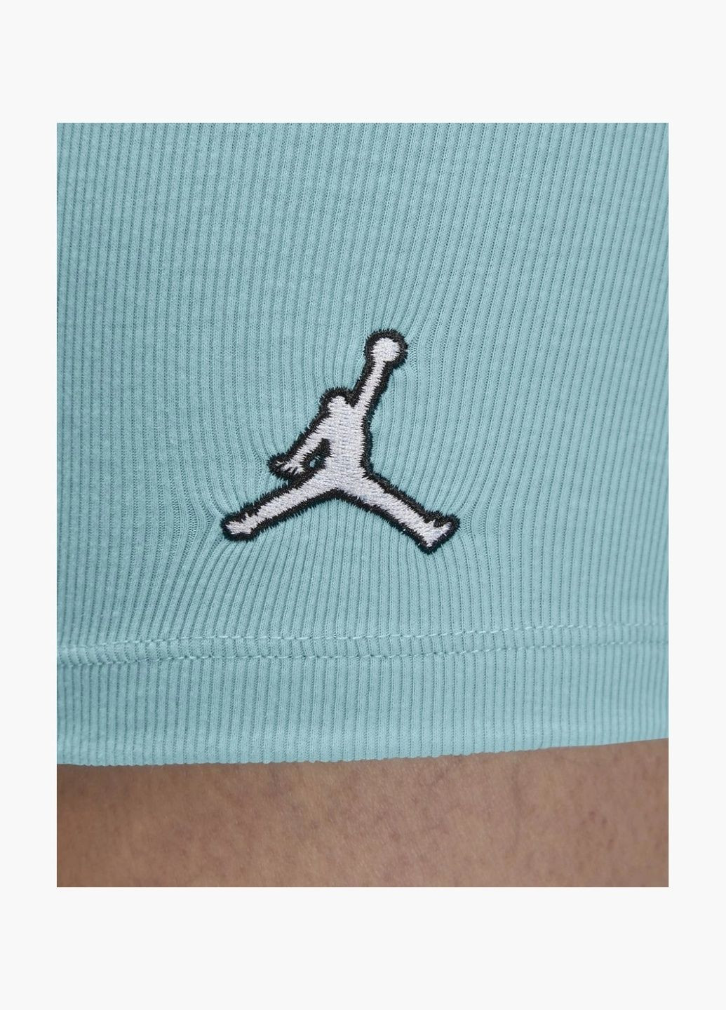 Шорти жіночі Ribbed Bike Shorts Turquoise DZ3180-464 Air Jordan (326784098)