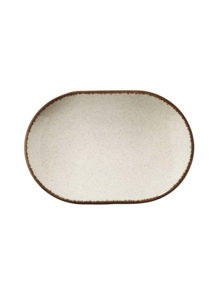 Тарілка обідня овальна Colorx CXOFD-28-KY-730-P-02 28 см бежева Color (368763303)