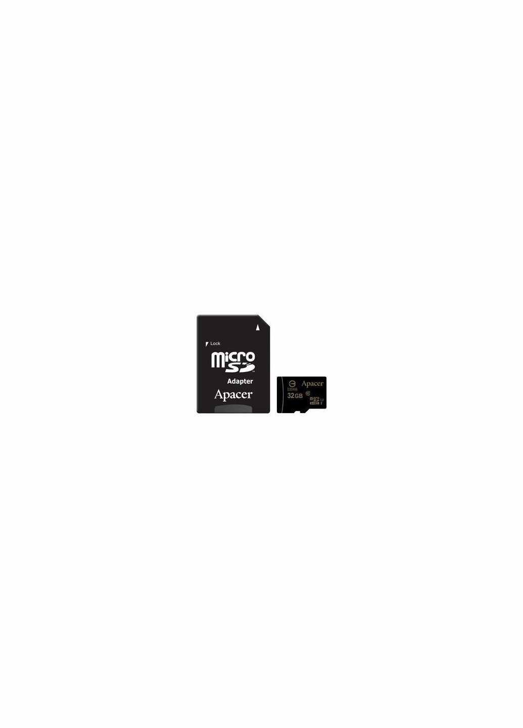 Карта памяти microSDHC 32 GB Class 10 + SD адаптер Apacer (277634716)