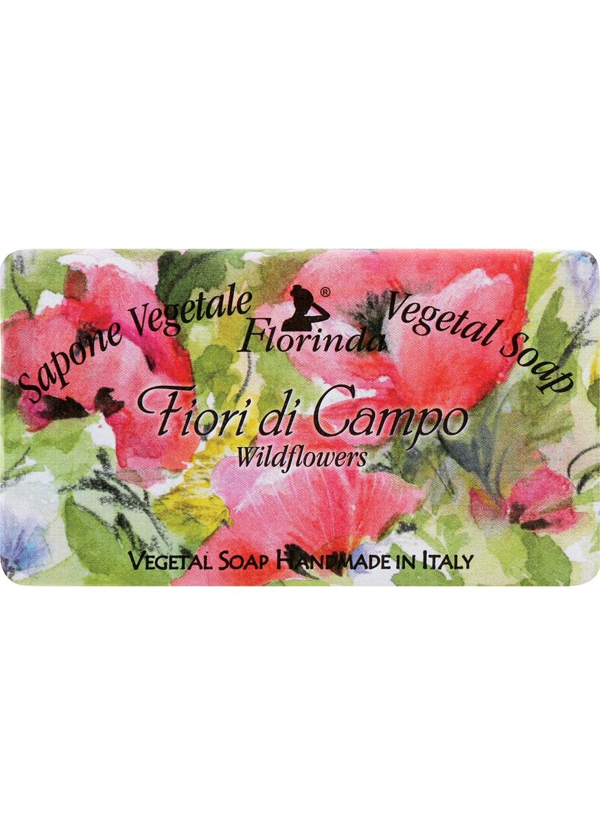 Мило натуральне "Польові квіти" Sapone Vegetale Vegetal Soap Wild Flowers 100g (375273-133438) Florinda (368633130)