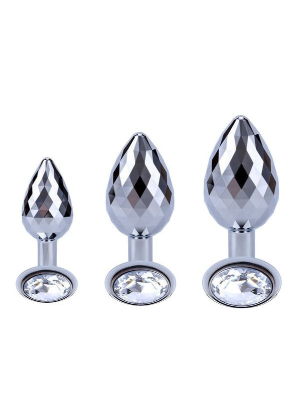 Анальная пробка ToyJoy Anal Play Disco Diamond серебристая, Small Toy Joy (332053182)