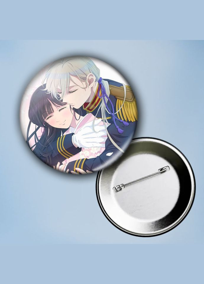 Значок на булавке Аниме Сказка о сахарном яблоке #10 металлический 56 мм No Brand (304508706)