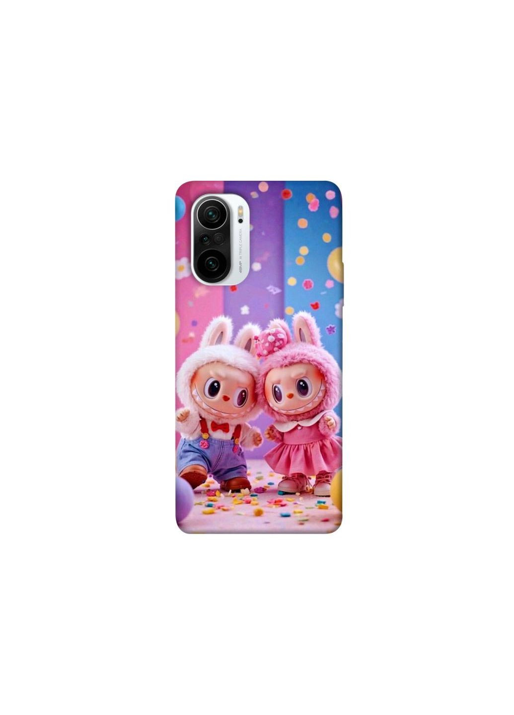 Чехол на Xiaomi Redmi K40 / K40 Pro / K40 Pro+ / Poco F3 Labubu twins ver.3 Frontalka (361978820)