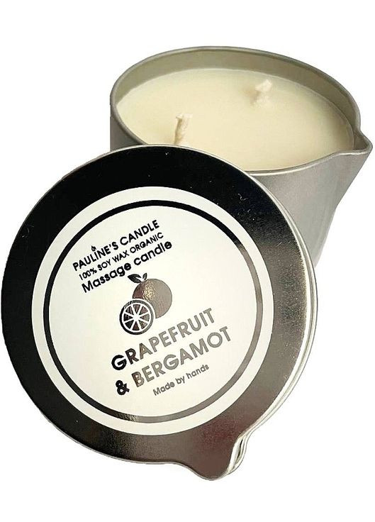 Массажная свеча "Грейпфрут и бергамот" - Grapefruit & Bergamot Manicure & Massage Candle 50ml (1171561-124947) Pauline's Candle (369134387)
