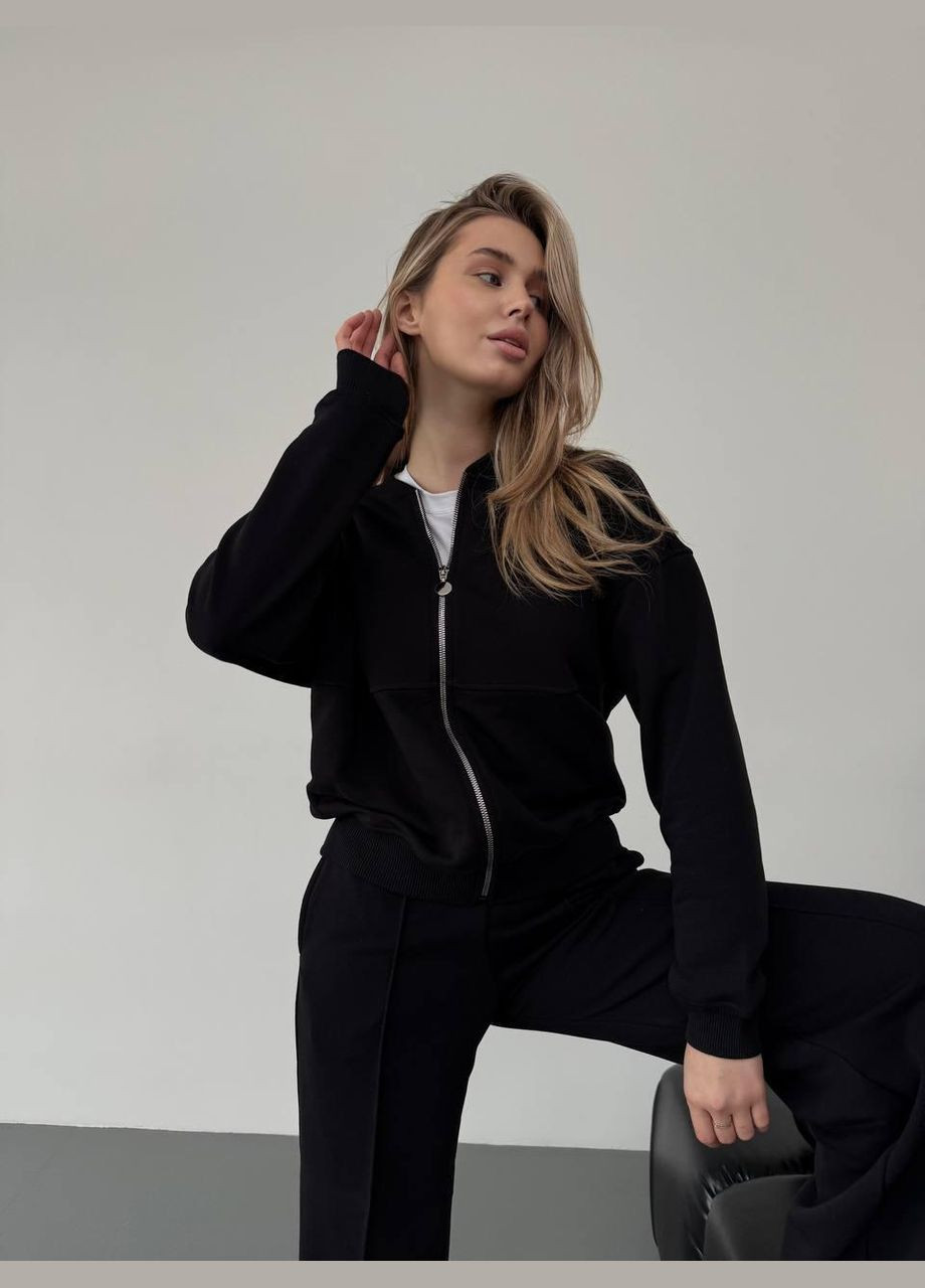 Весенний женский костюм Черный No Brand (326842304)