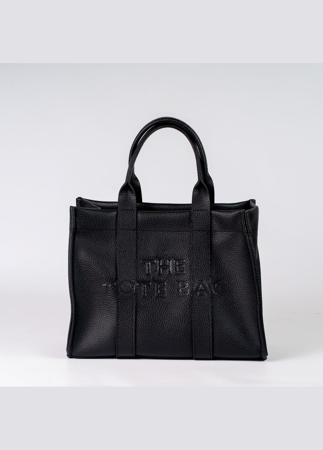 Сумка жіноча Шопер функціональна чорна з екошкіри NIUNIU (331111618)