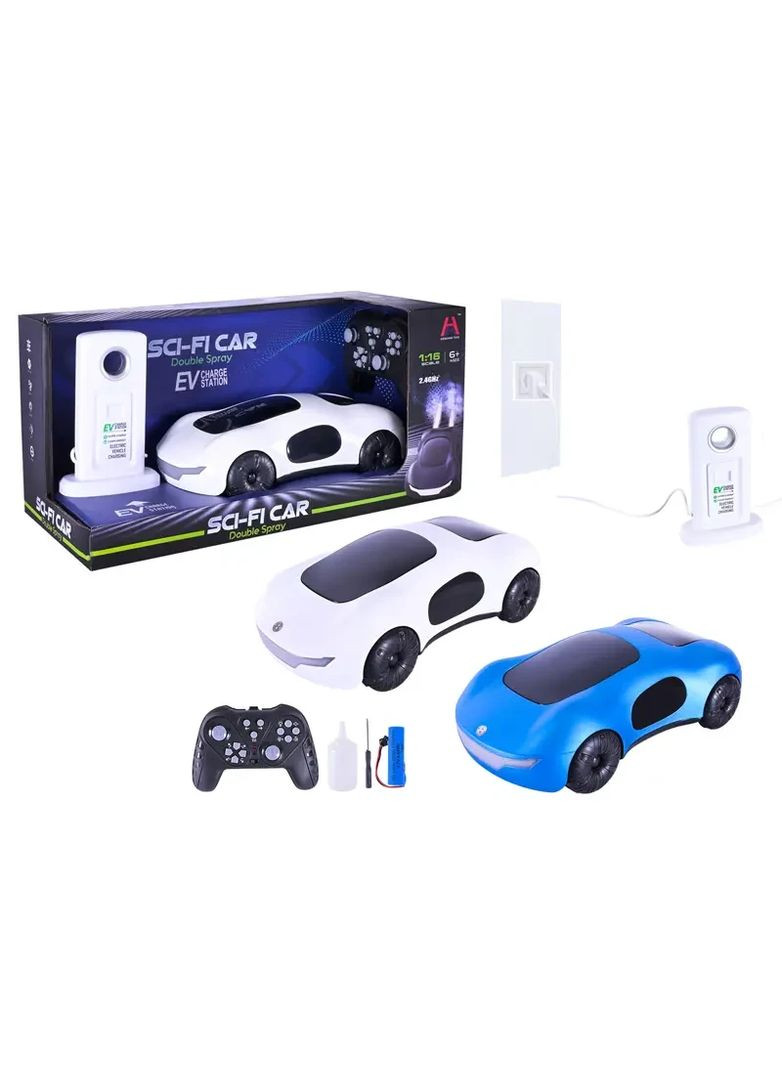 Іграшкова машина Електромобіль на радіокеруванні з парою та зарядною станцією HH1204-C Країна іграшок (362490350)