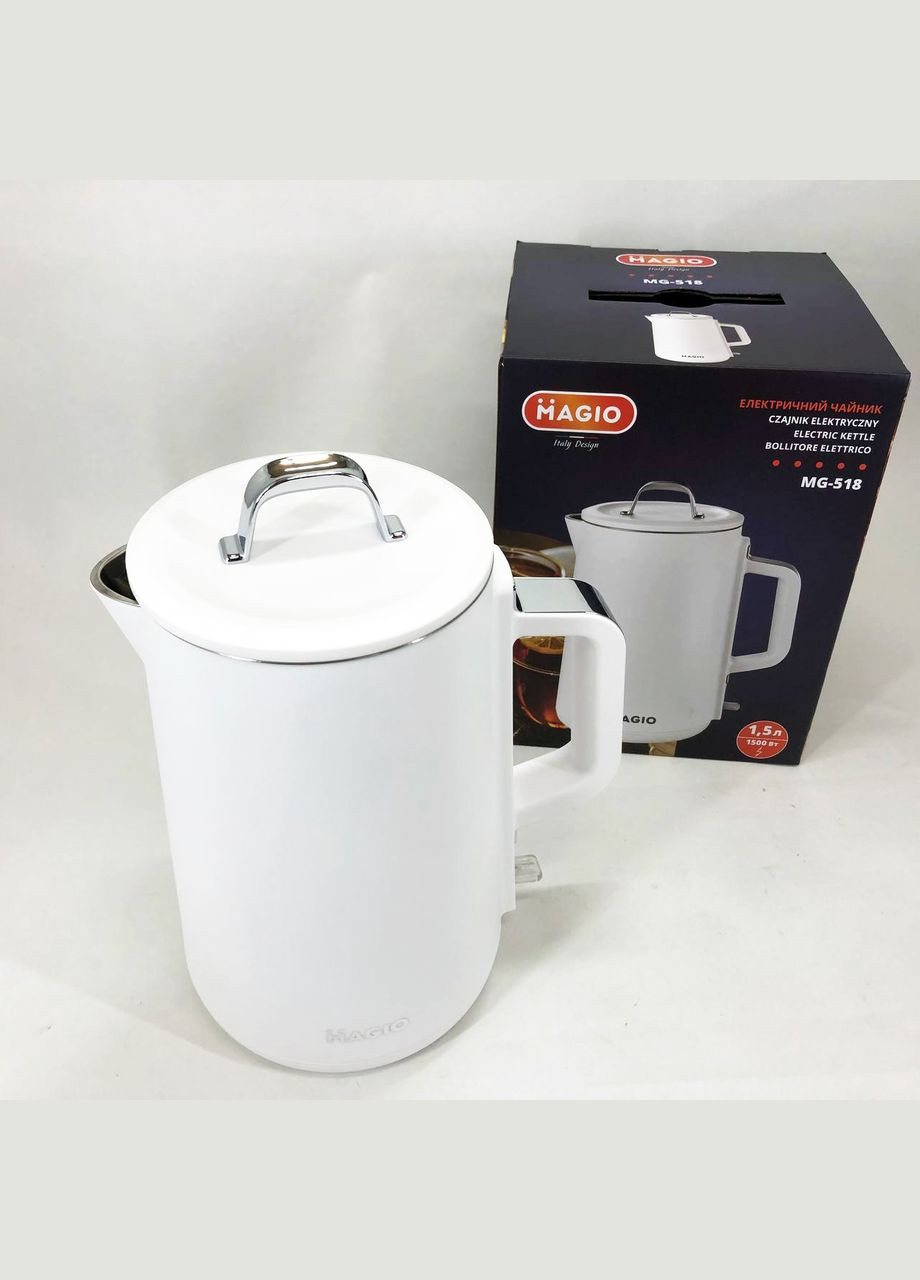 Электрочайник-термос MG-518, 1,5л, 1500Вт Magio (364663878)