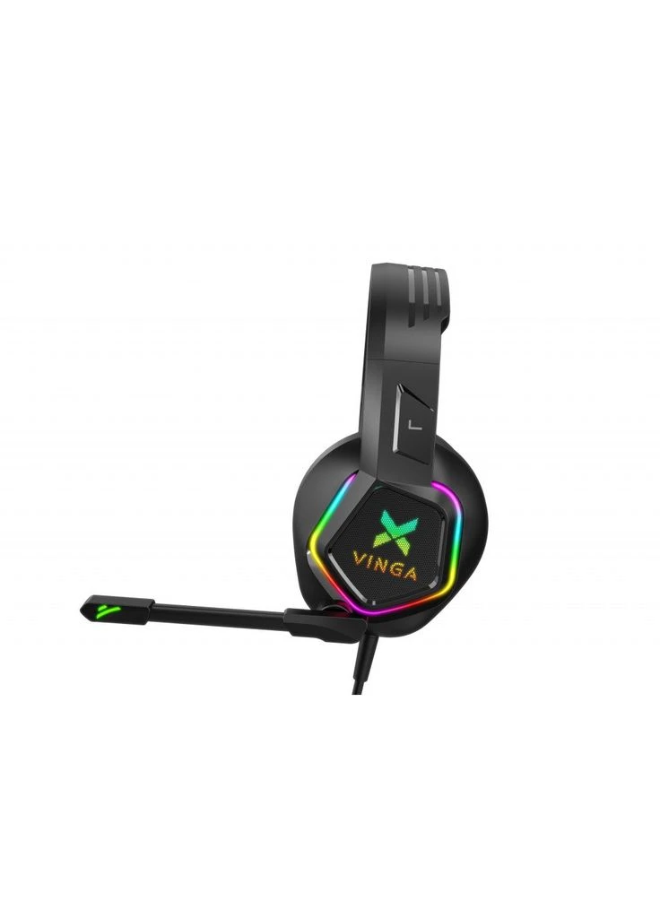 Навушники HSCU-160 Gaming LED (ek05577) Vinga HSCU-160 Gaming LED Black (392043625)