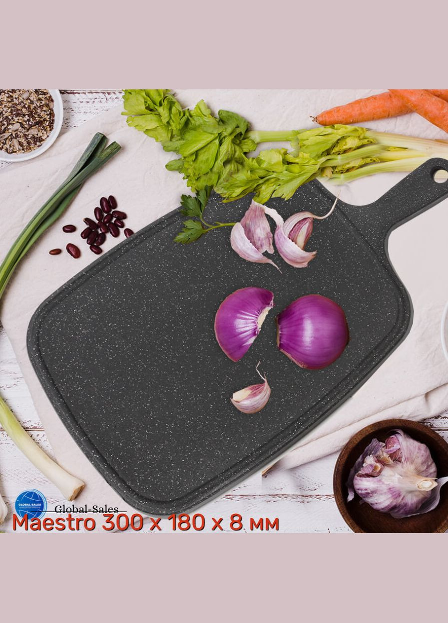 Доска разделочная 300 x 180 x 8 мм (MR-1654-33) Maestro (342121984)