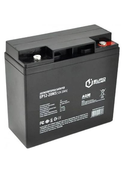 Аккумулятор 12V-20Аh (EP12-20M5) Europower (323106672)