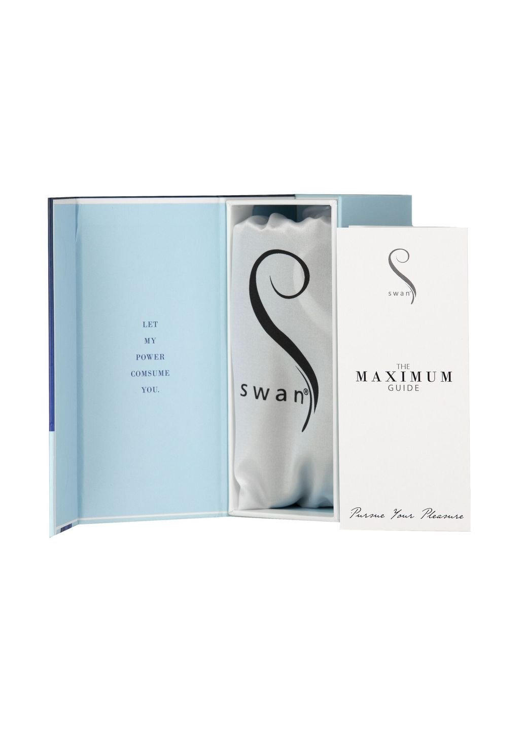 Віброкуля Maximum + Comfy Cuff Blue, суперпотужна, різна інтенсивність, силіконова манжета Swan (369946049)