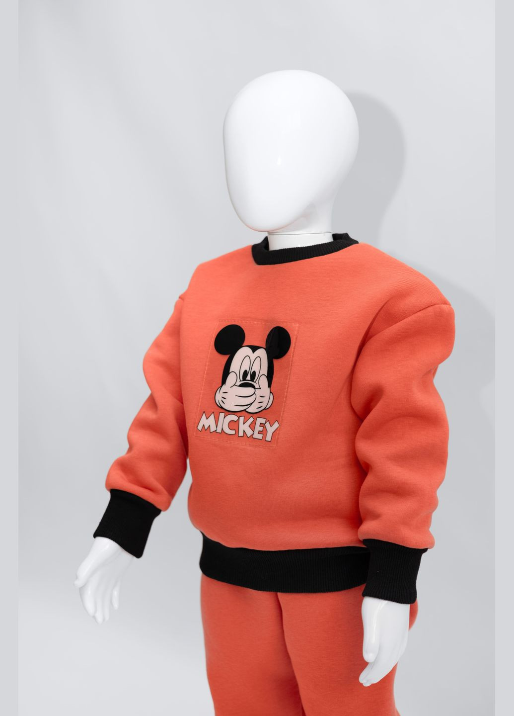 Костюм детский с утеплением оранжевый зимний с принтом. Baza trend (308345913)