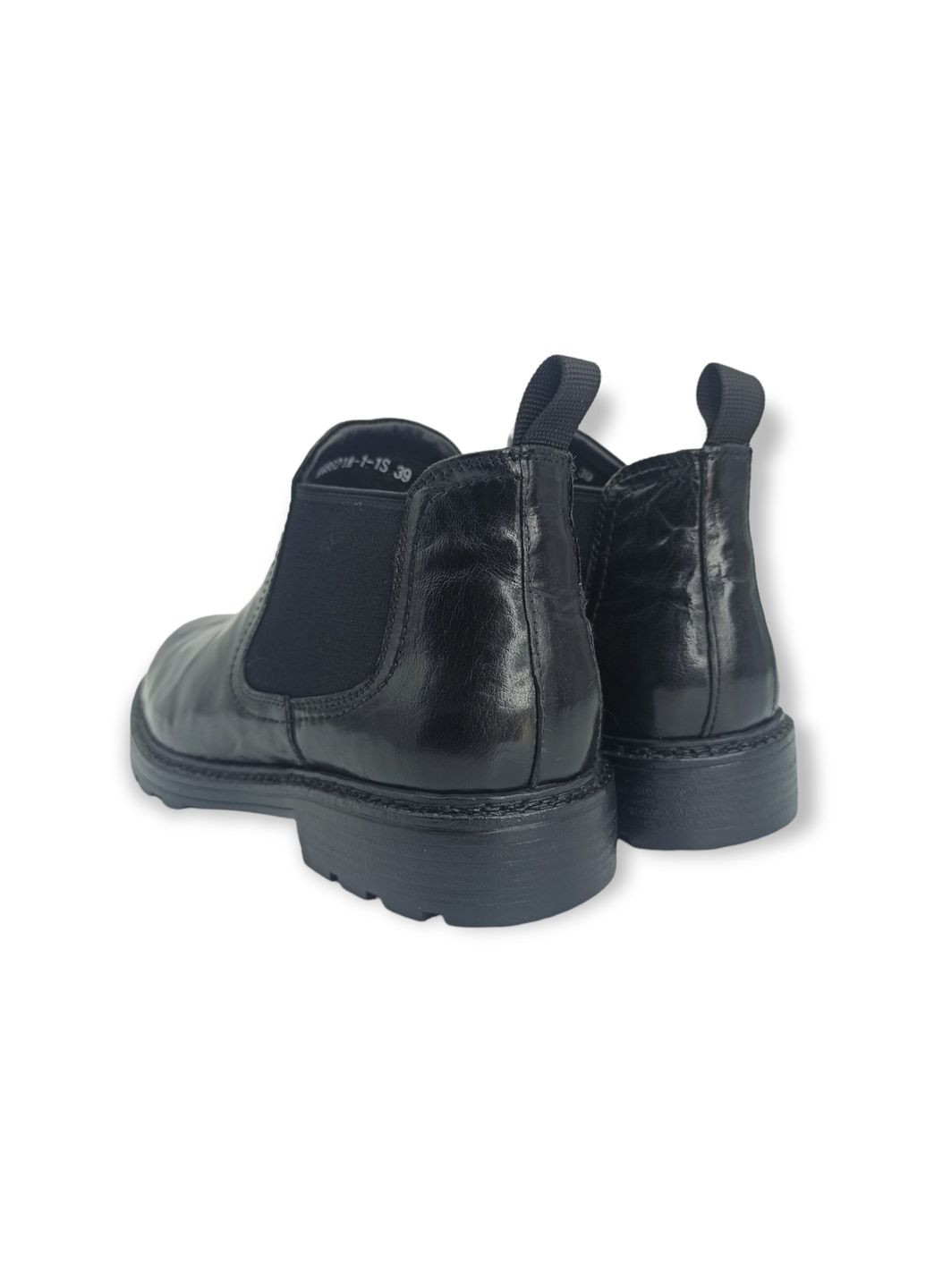 Черные зимние ботинки (р) кожа 0-2-2-am-8821m-1-1s Arees Meniwa