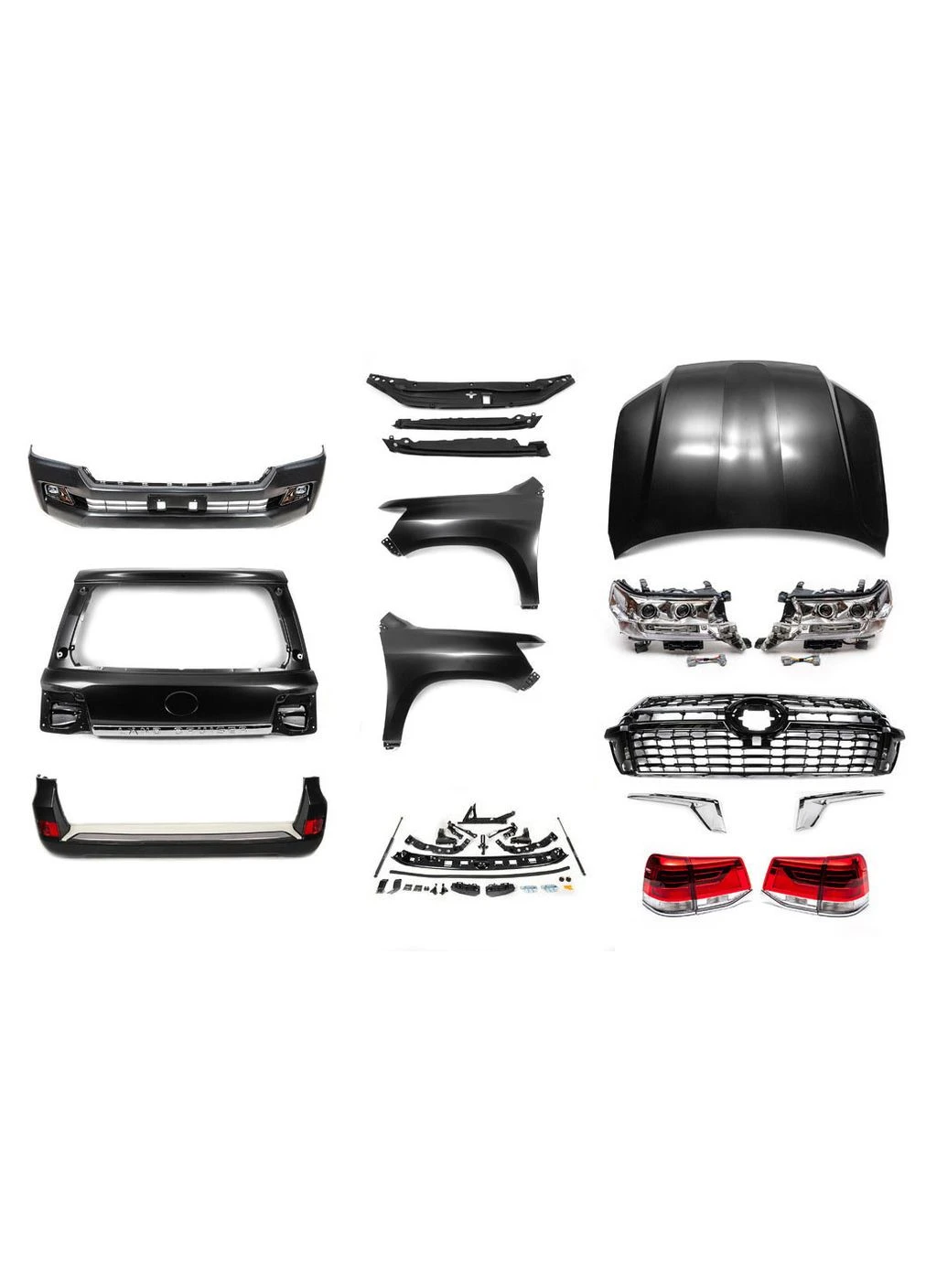 Комплект рестайлінгу з LC200 2008-2015 на LC 2016- Comfort для Toyota Land 200 рр Cruiser (390497390)