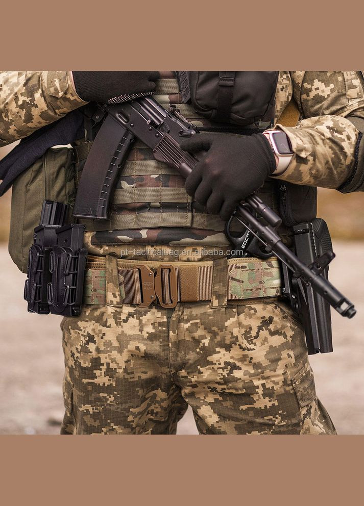 Тактичний Потрійний Розвантажувальний Пояс ClefersTac K98 Нейлоновий Мультикам (602307180) Clefers (300854173)