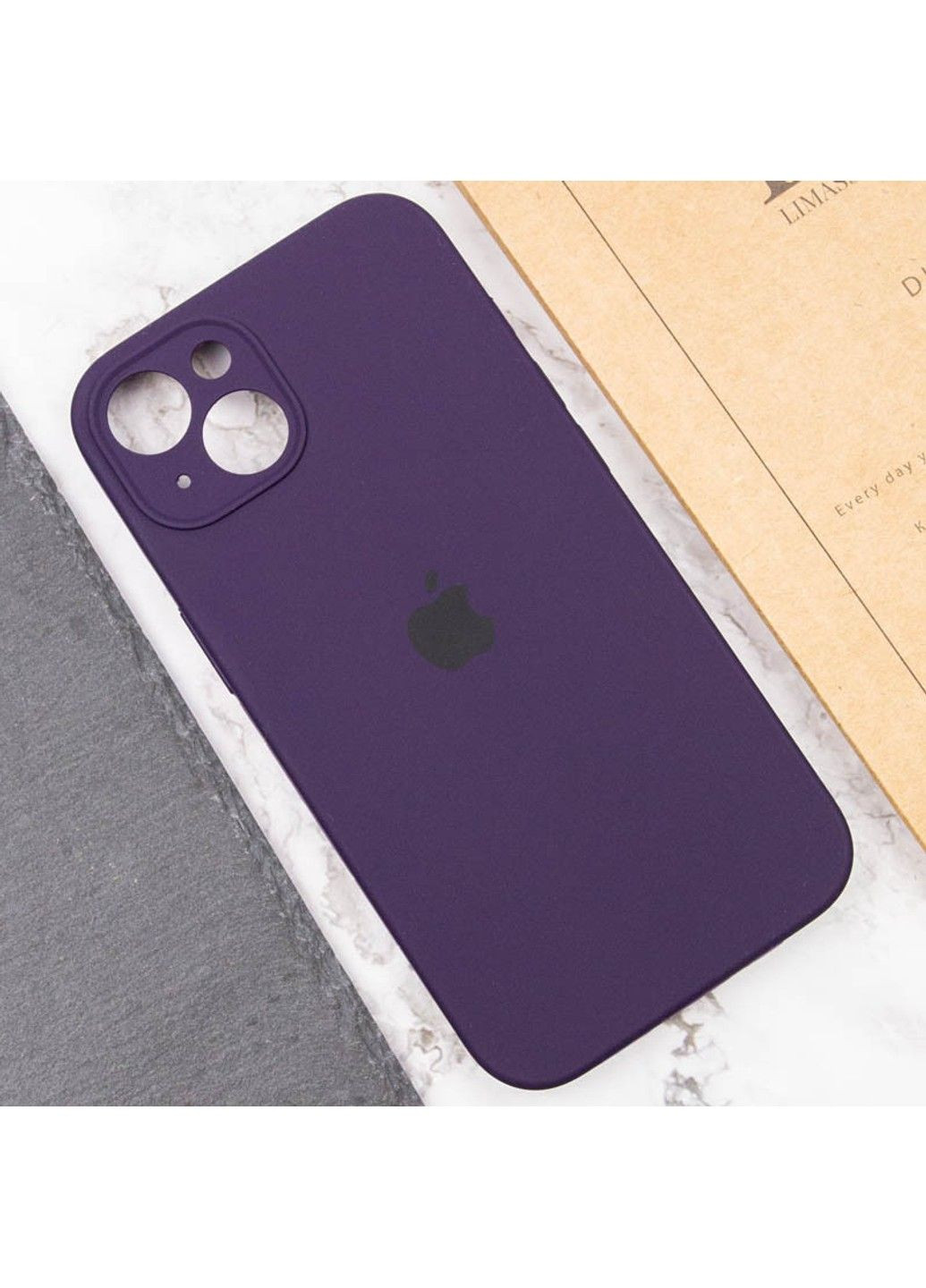 Чехол Silicone Case Full Camera Protective (AA) для Apple iPhone 15 (6.1") Epik (296720658)
