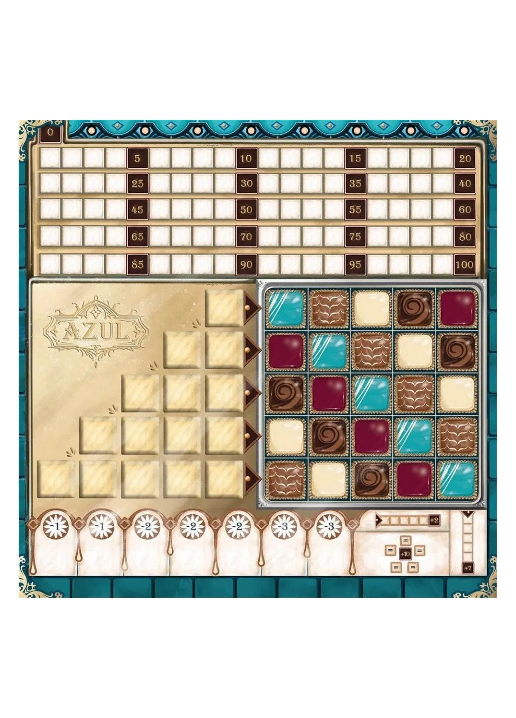 Настольная Игра Азул: Мастер Шоколатье / Azul: Master chocolatier Game (327052979)