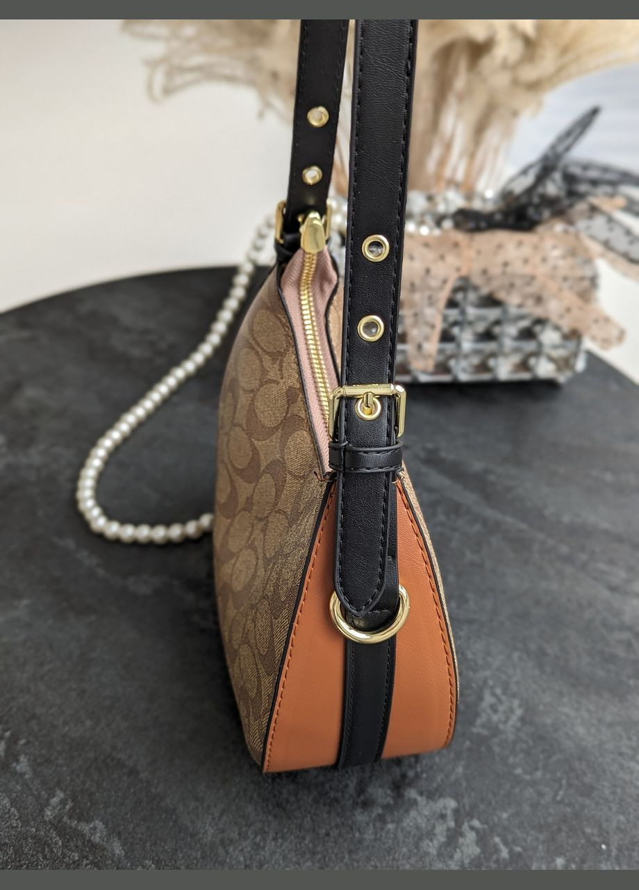 Жіноча сумка-багет бежевий No Brand (322464732)