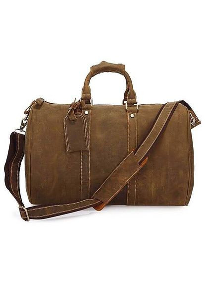 Сумка дорожня 14050 з вінтажній шкіри Коричнева Vintage (329146764)