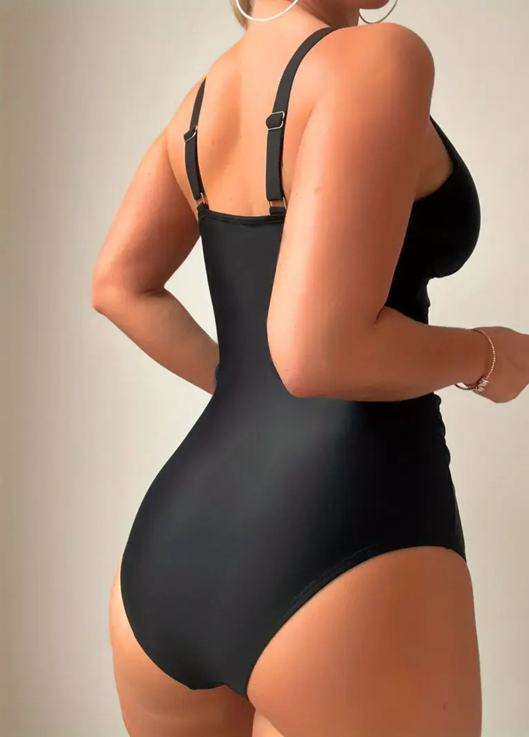 Чорний демісезонний суцільний купальник elita (7999) суцільний FS