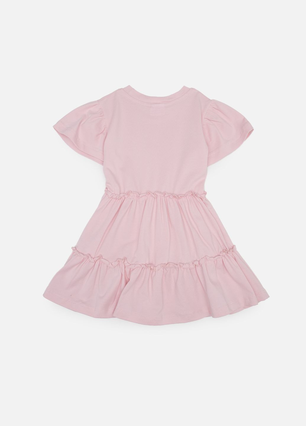 Рожева сукня з коротким рукавом для дівчинки колір рожевий cb-00245134 Miss Feriha (319045695)